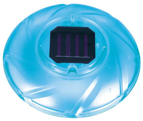 luci solari galleggianti a LED blu 2